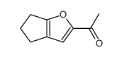 Ethanone, 1-(5,6-dihydro-4H-cyclopenta[b]furan-2-yl)- (9CI) structure