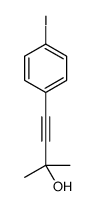 4-(4-iodophenyl)-2-methylbut-3-yn-2-ol结构式