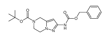 tert-butyl 2-(((benzyloxy)carbonyl)amino)-6,7-dihydropyrazolo[1,5-a]pyrazine-5(4H)-carboxylate Structure