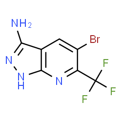 5-Bromo-6-(trifluoromethyl)-1H-pyrazolo[3,4-b]pyridin-3-amine Structure