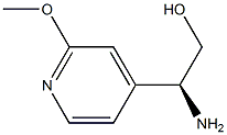 (2S)-2-AMINO-2-(2-METHOXY(4-PYRIDYL))ETHAN-1-OL Structure