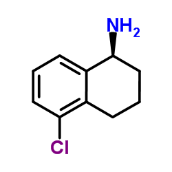 (S)-5-氯-1,2,3,4-四氢萘-1-胺结构式