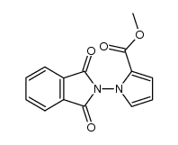 1-phthalimido-2-carbomethoxy-1H-pyrrole结构式