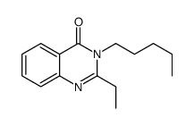 2-ethyl-3-pentylquinazolin-4-one Structure