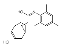 2-(8-azabicyclo[3.2.1]oct-3-en-8-yl)-N-(2,4,6-trimethylphenyl)acetamide,hydrochloride Structure