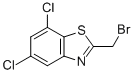 2-(bromomethyl)-5,7-dichlorobenzothiazole structure