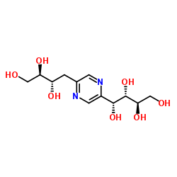 (1R,2S,3R)-1-{5-[(2S,3R)-2,3,4-Trihydroxybutyl](13C4)-2-pyrazinyl}-1,2,3,4-butanetetrol Structure