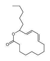 9,11-octadecadien-13-olide Structure