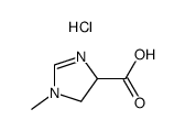 1-methylimidazoline-4-carboxylic acid hydrochloride结构式