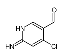 3-Pyridinecarboxaldehyde, 6-amino-4-chloro-结构式