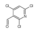 2,4,6-trichloronicotinaldehyde Structure