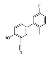 5-(5-fluoro-2-methylphenyl)-2-hydroxybenzonitrile结构式
