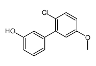 3-(2-chloro-5-methoxyphenyl)phenol结构式