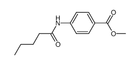 methyl 4-(valerylamino)benzoate Structure