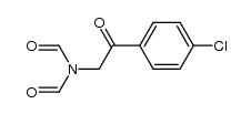 N-(2-(4-chlorophenyl)-2-oxoethyl)-N-formylformamide结构式