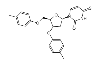 4-thio-5',3'-di-O-p-tolyl-2'-deoxyuridine结构式