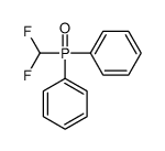 [difluoromethyl(phenyl)phosphoryl]benzene Structure