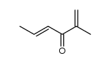 (E)-2-methylhexa-1,4-dien-3-one Structure
