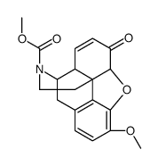 N-Descyclopropylmethyl-N-methoxycarbonyl-6,8-dehydro-3-O-methyl Naltrexone Structure