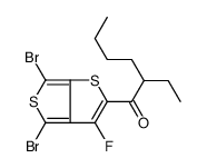 1-(4,6-二溴-3-氟噻吩[3,4-b]噻吩-2-基)-2-乙基己酮结构式