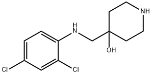 4-{[(2,4-Dichlorophenyl)amino]methyl}-piperidin-4-ol structure