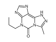 3-methyl-6-propyl-1H-[1,2,4]triazolo[3,4-f]purin-5-one结构式