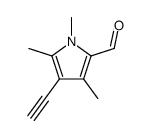 1H-Pyrrole-2-carboxaldehyde,4-ethynyl-1,3,5-trimethyl-(9CI)结构式