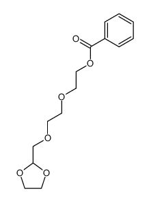 2-(2-((1,3-dioxolan-2-yl)methoxy)ethoxy)ethyl benzoate Structure