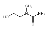 (9CI)-N-(2-羟基乙基)-N-甲基硫脲结构式