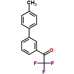 2,2,2-Trifluoro-1-(4'-methyl-3-biphenylyl)ethanone结构式
