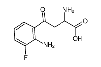 3-fluoro-DL-kynurenine Structure