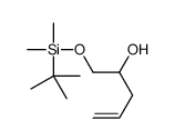 1-[tert-butyl(dimethyl)silyl]oxypent-4-en-2-ol结构式