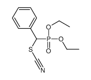 [diethoxyphosphoryl(phenyl)methyl] thiocyanate Structure