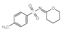 Benzenesulfonamide,4-methyl-N-(tetrahydro-2H-pyran-2-ylidene)-结构式