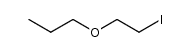 1-iodo-2-propoxy-ethane Structure