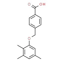 4-(2,3,5-trimethylphenoxymethyl)benzoic acid结构式