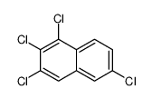 1,2,3,6-tetrachloronaphthalene Structure