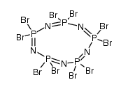 2,2,4,4,6,6,8,8,10,10-decabromo-1,3,5,7,9,2l5,4l5,6l5,8l5,10l5-pentazapentaphosphecine结构式