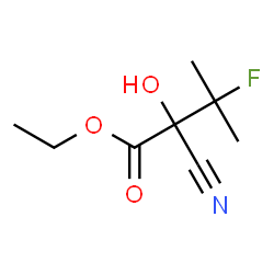 Butanoic acid, 2-cyano-3-fluoro-2-hydroxy-3-methyl-, ethyl ester (9CI)结构式