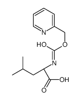 (2S)-4-methyl-2-(pyridin-2-ylmethoxycarbonylamino)pentanoic acid Structure