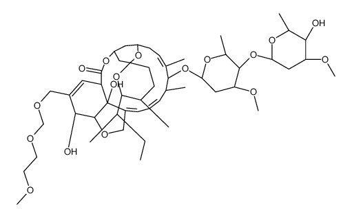 22,23-Dihydro-5-O-demethyl-26-((2-methoxyethoxy)methoxy)avermectin A1a Structure