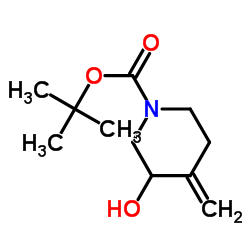 3-羟基-4-亚甲基哌啶-1-甲酸叔丁酯图片