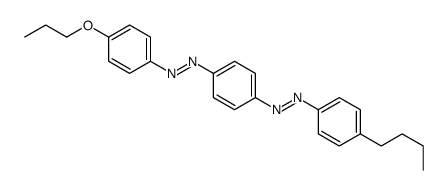 (4-butylphenyl)-[4-[(4-propoxyphenyl)diazenyl]phenyl]diazene Structure