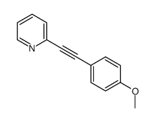 2-[2-(4-methoxyphenyl)ethynyl]pyridine结构式