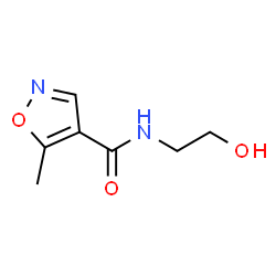 4-Isoxazolecarboxamide,N-(2-hydroxyethyl)-5-methyl-(9CI) picture