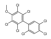 1,2,4,5-tetrachloro-3-methoxy-6-(2,4,5-trichlorophenyl)benzene结构式