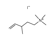 trimethyl-(3-methyl-pent-4-enyl)-ammonium, iodide Structure