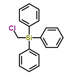 (Chloromethyl)(triphenyl)silane structure