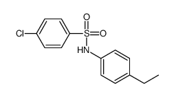 4-Chloro-N-(4-ethylphenyl)benzenesulfonamide Structure