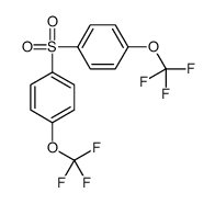 bis[4-(trifluoromethoxy)phenyl] sulphone Structure